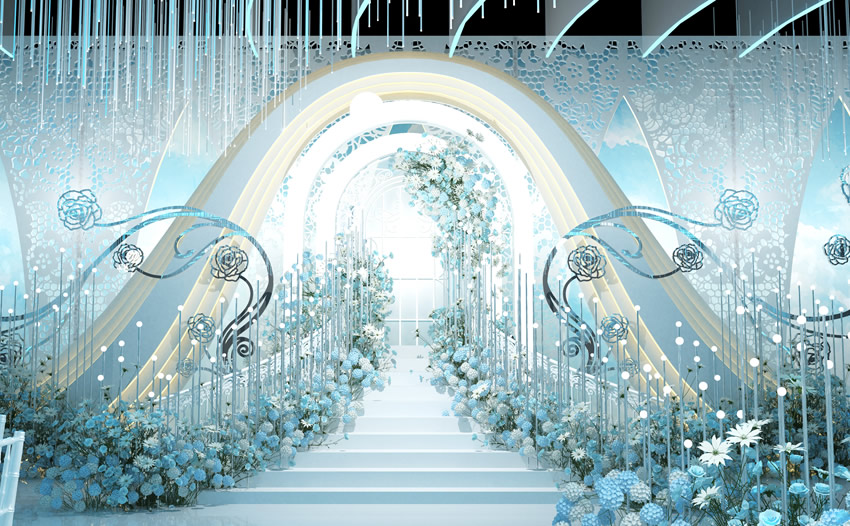 仙居釡香烙馍村水晶厅效果展示